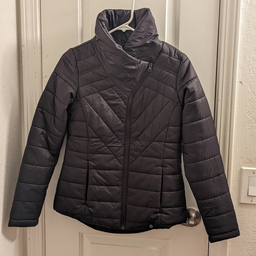 Women's Black Quilted Jacket - XS
